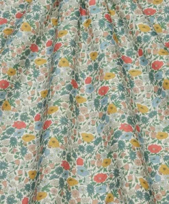 Liberty Interiors Furnishing Fabrics^Poppy Meadowfield Cotton in Lichen