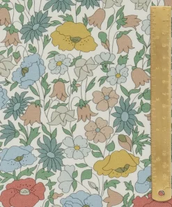 Liberty Interiors Furnishing Fabrics^Poppy Meadowfield Cotton in Lichen