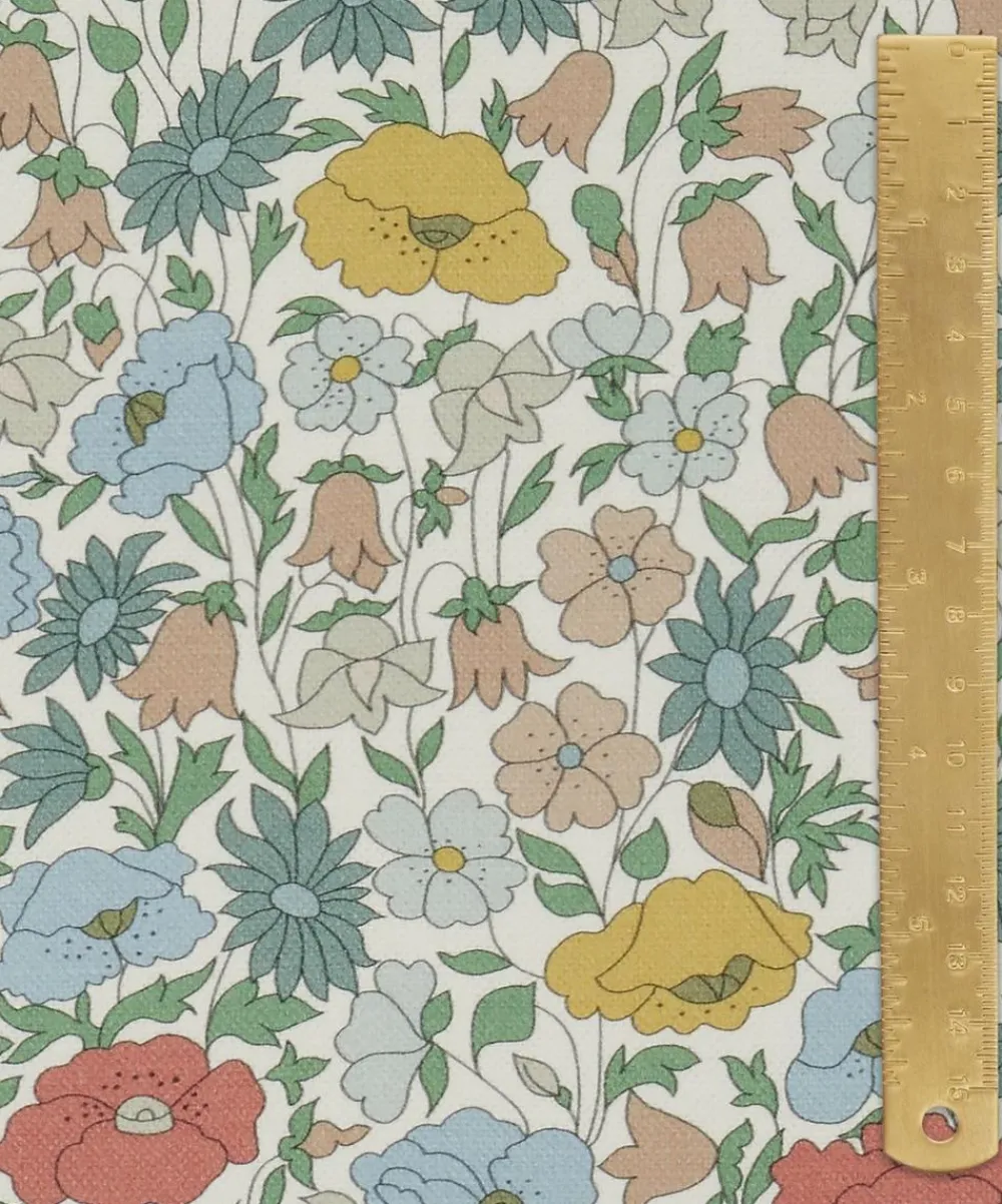 Liberty Interiors Furnishing Fabrics^Poppy Meadowfield Cotton in Lichen