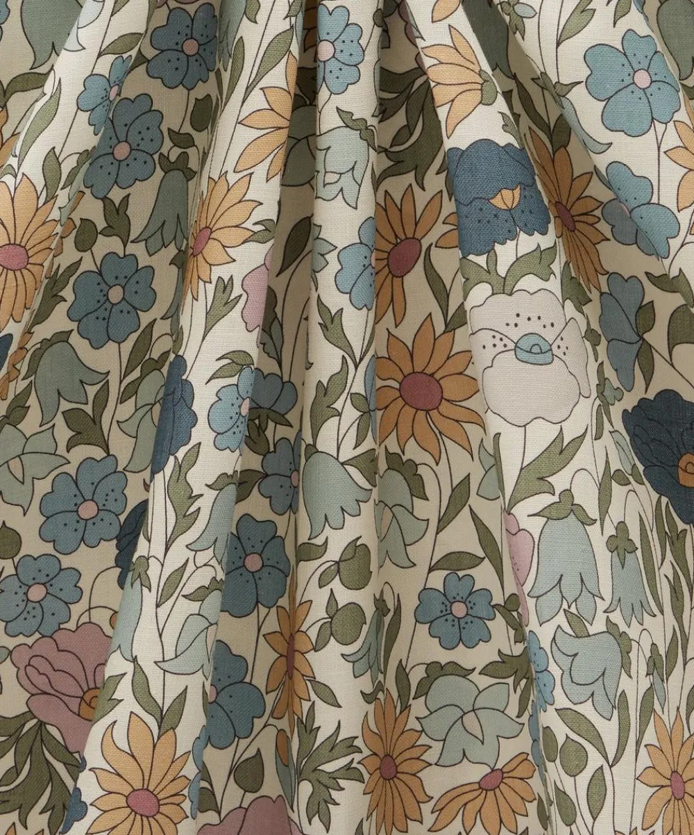 Liberty Interiors Furnishing Fabrics^Poppy Meadowfield Landsdowne Linen in Lichen