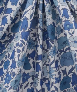 Liberty Interiors Furnishing Fabrics^Poppy Meadowfield Landsdowne Linen in Lapis