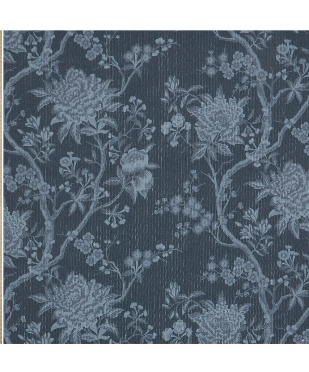 Liberty Interiors Furnishing Fabrics^Porcelain Flower in Ink