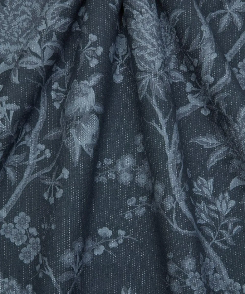Liberty Interiors Furnishing Fabrics^Porcelain Flower in Ink