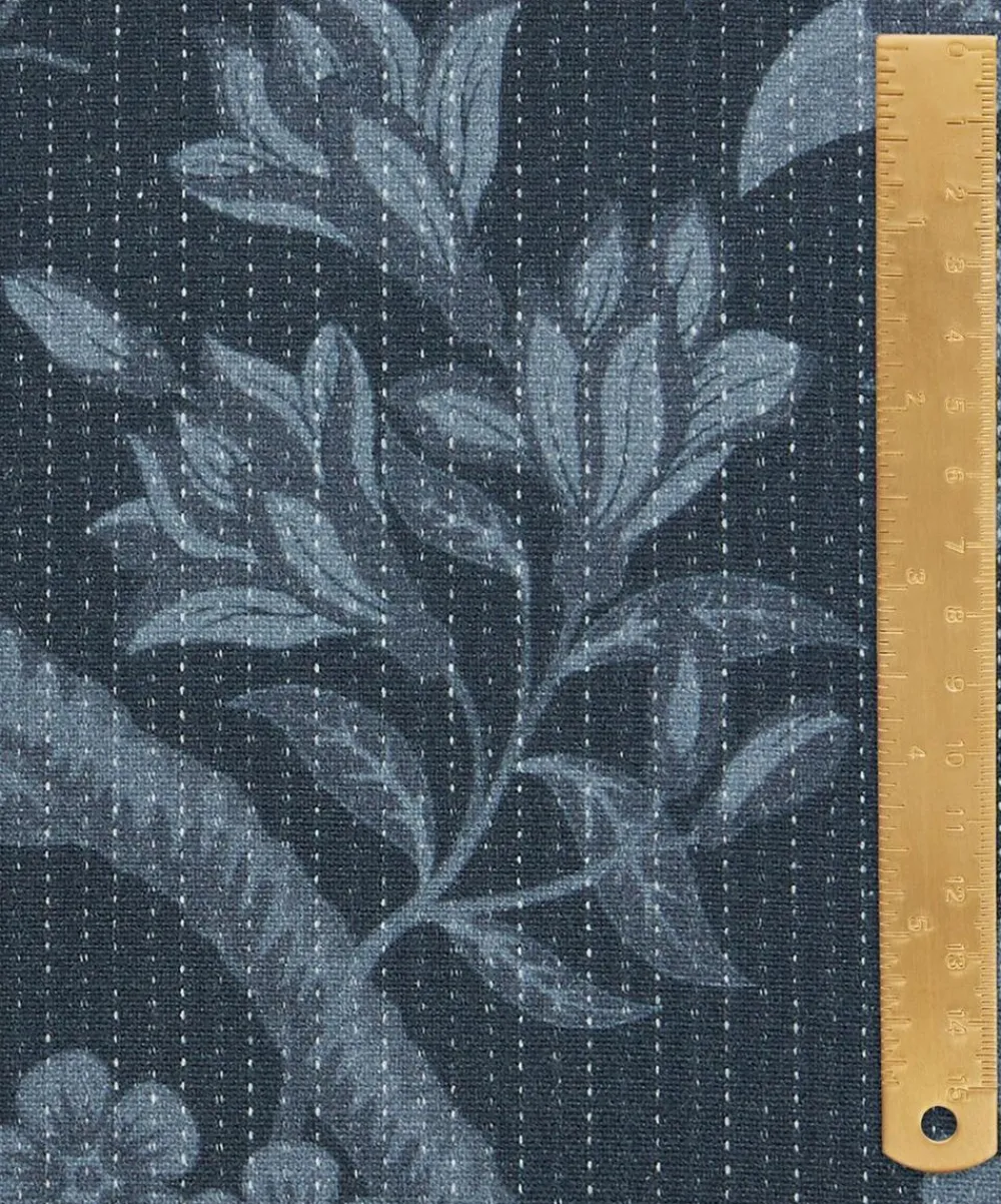 Liberty Interiors Furnishing Fabrics^Porcelain Flower in Ink