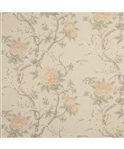 Liberty Interiors Furnishing Fabrics^Porcelain Trail Guro Linen in Ointment