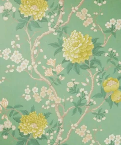 Liberty Interiors Wallpaper|Wallpaper^Porcelain Trail in Jade
