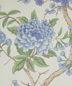 Liberty Interiors Wallpaper|Wallpaper^Porcelain Trail in Lapis