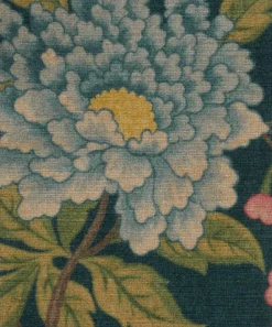 Liberty Interiors Furnishing Fabrics^Porcelain Trail Velvet in Ink