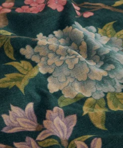 Liberty Interiors Furnishing Fabrics^Porcelain Trail Velvet in Ink