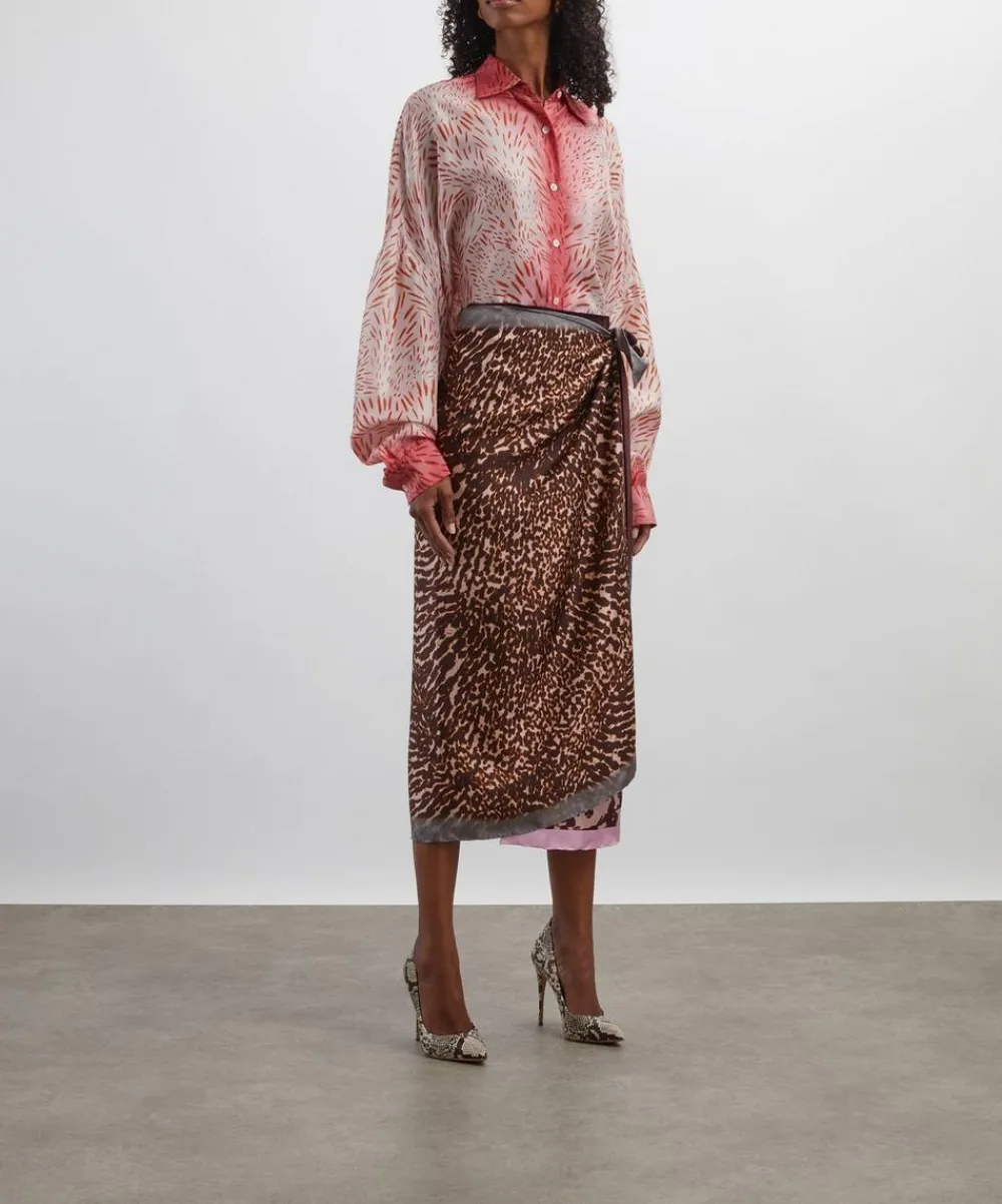 Dries Van Noten Tops^Printed Silk Shirt