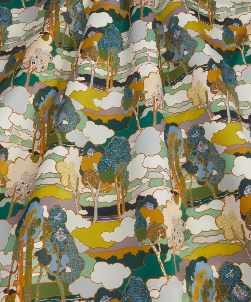 Liberty Fabrics Classic Silks|Silk Satin^Prospect Road Silk Satin