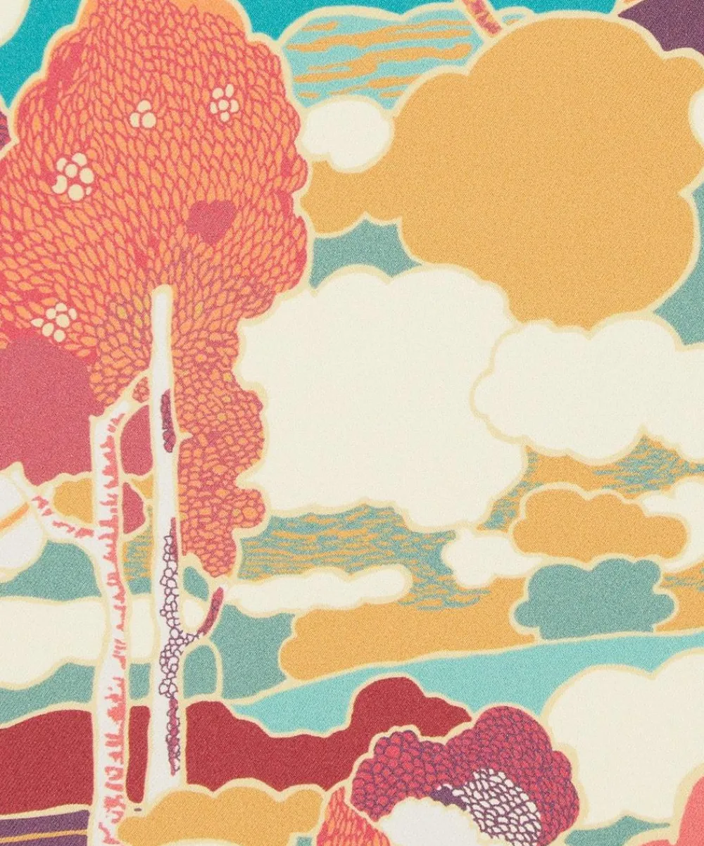 Liberty Fabrics Monument Twill|Classic Silks^Prospect Road Silk Twill