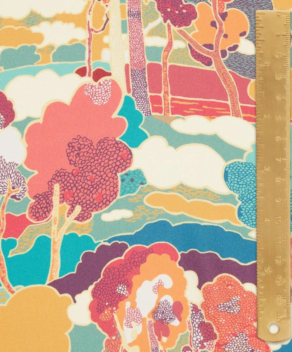 Liberty Fabrics Monument Twill|Classic Silks^Prospect Road Silk Twill
