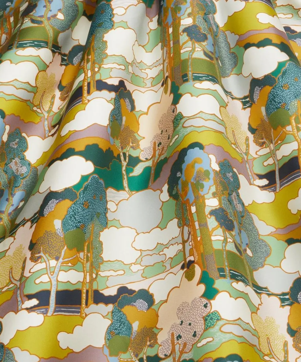 Liberty Fabrics Monument Twill|Classic Silks^Prospect Road Silk Twill