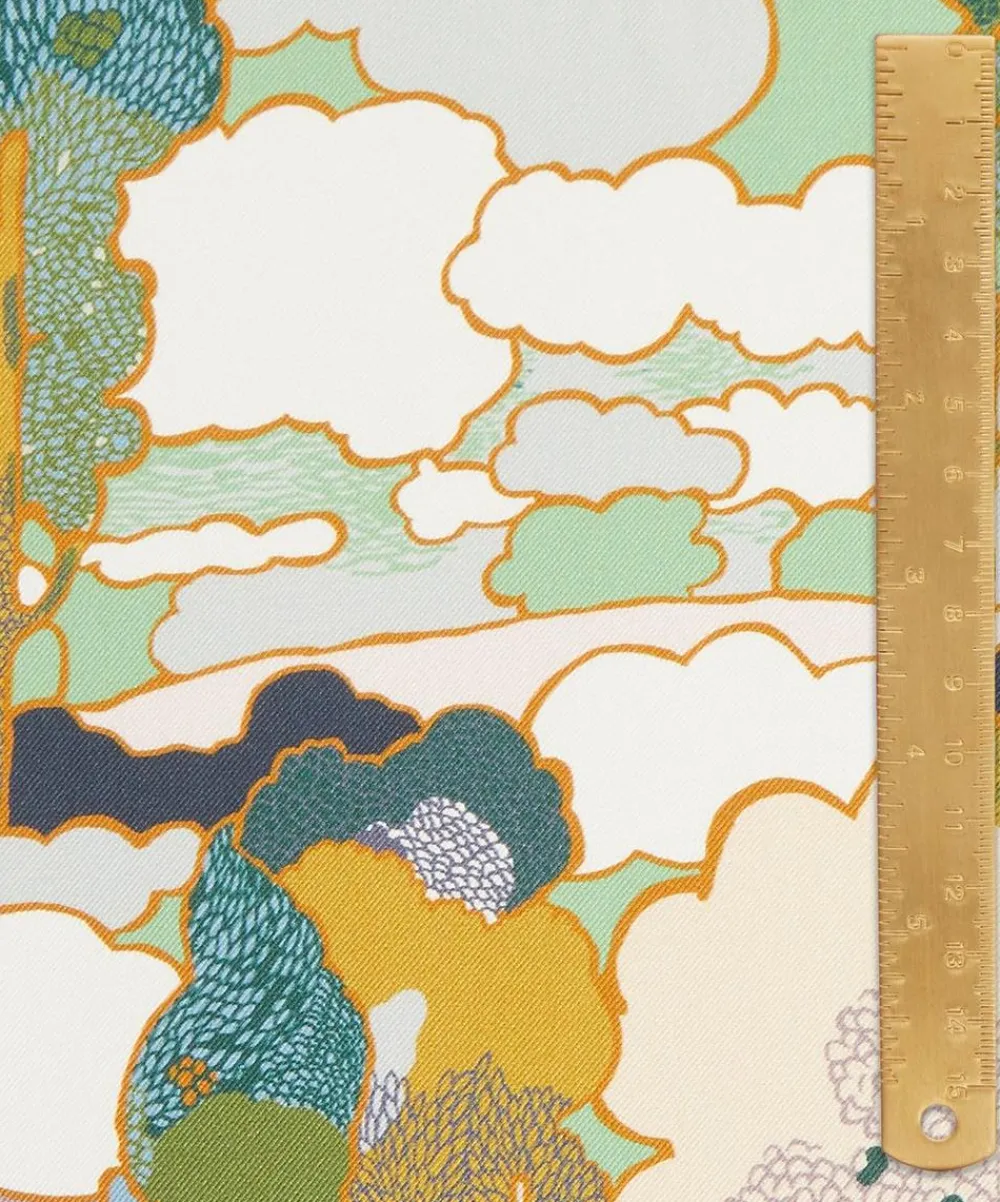 Liberty Fabrics Monument Twill|Classic Silks^Prospect Road Silk Twill