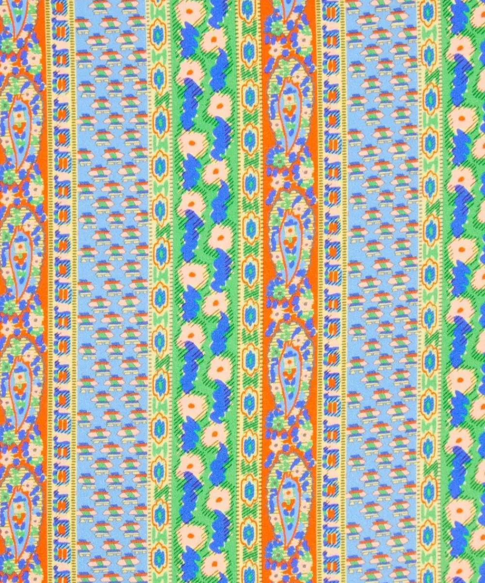Liberty Fabrics Silk Satin^Prospect Stripe Silk Satin