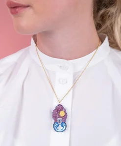 Tatty Devine Necklaces^Purple Ancestor Pendant Necklace