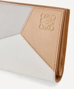 Loewe Travel Accessories^Puzzle Compact Ghost Leather Wallet