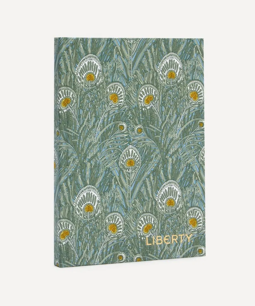 Liberty Stationery And Games^Queen Hera Print Cotton A5 Lined Notebook
