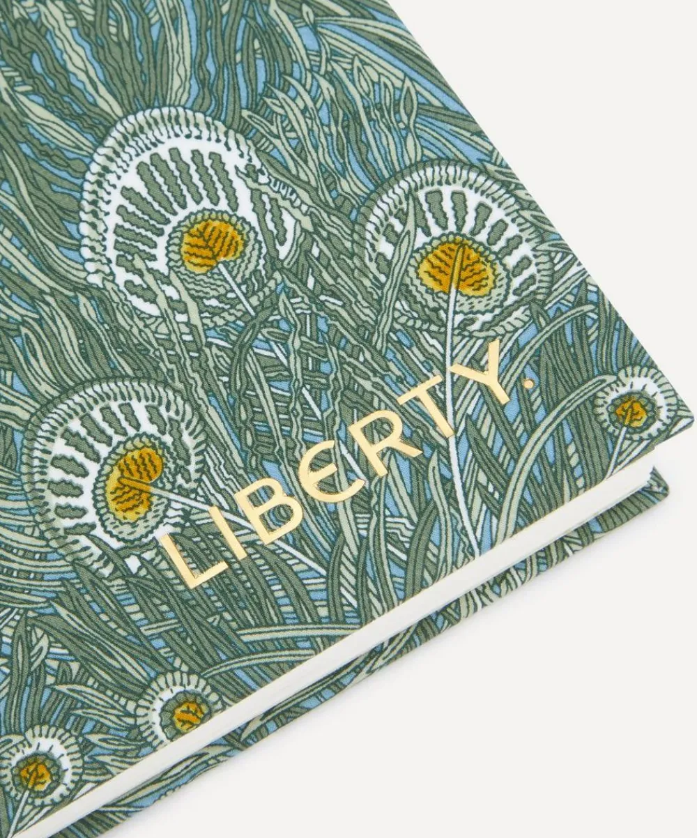 Liberty Stationery And Games^Queen Hera Print Cotton A5 Lined Notebook