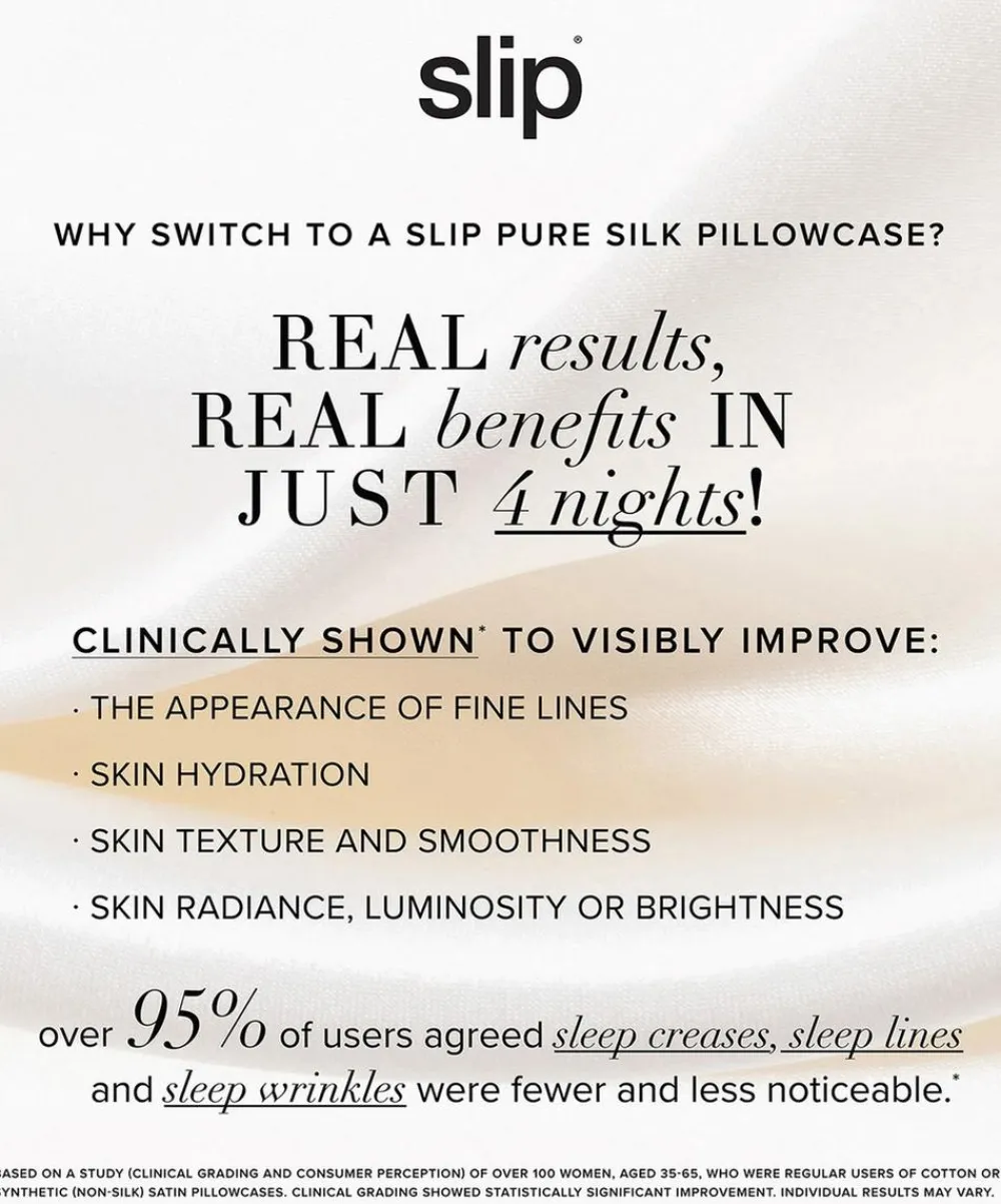 Slip Wellness^Queen Silk Petal Pillowcase