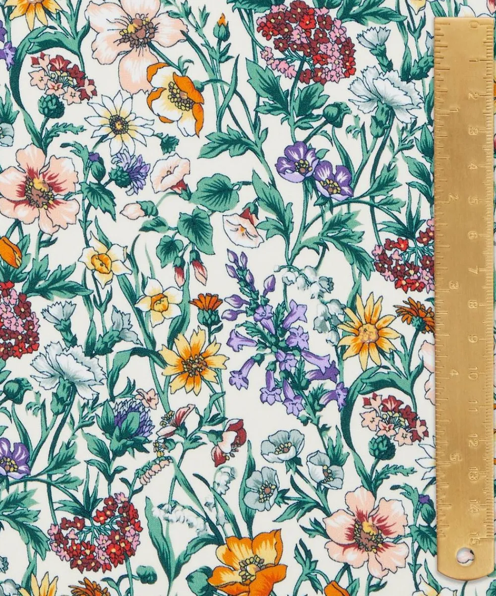 Liberty Fabrics Classic Silks|Crepe De Chine^Rachel Meadow Crepe de Chine