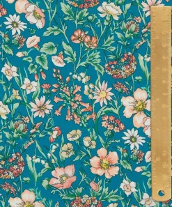 Liberty Fabrics Classic Silks|Crepe De Chine^Rachel Meadow Crepe de Chine