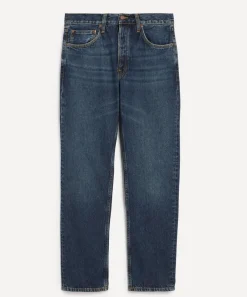 Nudie Jeans Jeans^Rad Rufus Blue Soil Straight-Leg Jeans