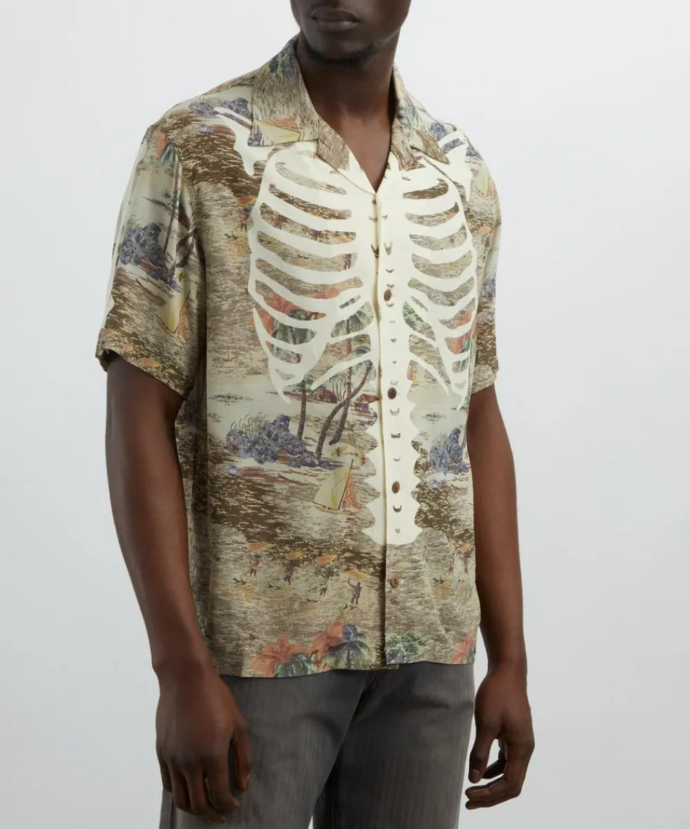 Kapital Shirts^Rayon KAMEKAMEHA BONE Aloha Shirt