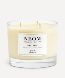 NEOM Wellbeing London Candles & Candle Holders|Wellness^Real Luxury Three-Wick Scented Candle 420g