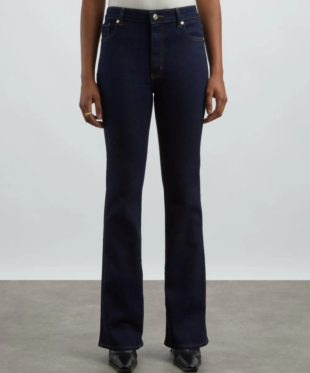 Frame Jeans^Reboot High-Rise Bootcut Jeans in Stargirl