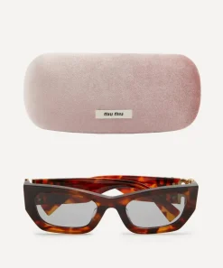 Miu Miu Sunglasses & Glasses^Rectangle Sunglasses
