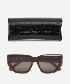Stella McCartney Sunglasses & Glasses^Rectangular Cat-Eye Sunglasses