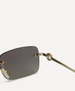 Gucci Sunglasses & Glasses^Rectangular Metal Sunglasses
