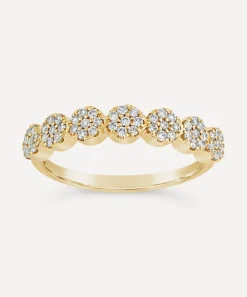 Dinny Hall Rings^Recycled Gold Starflower Diamond Pinky Ring