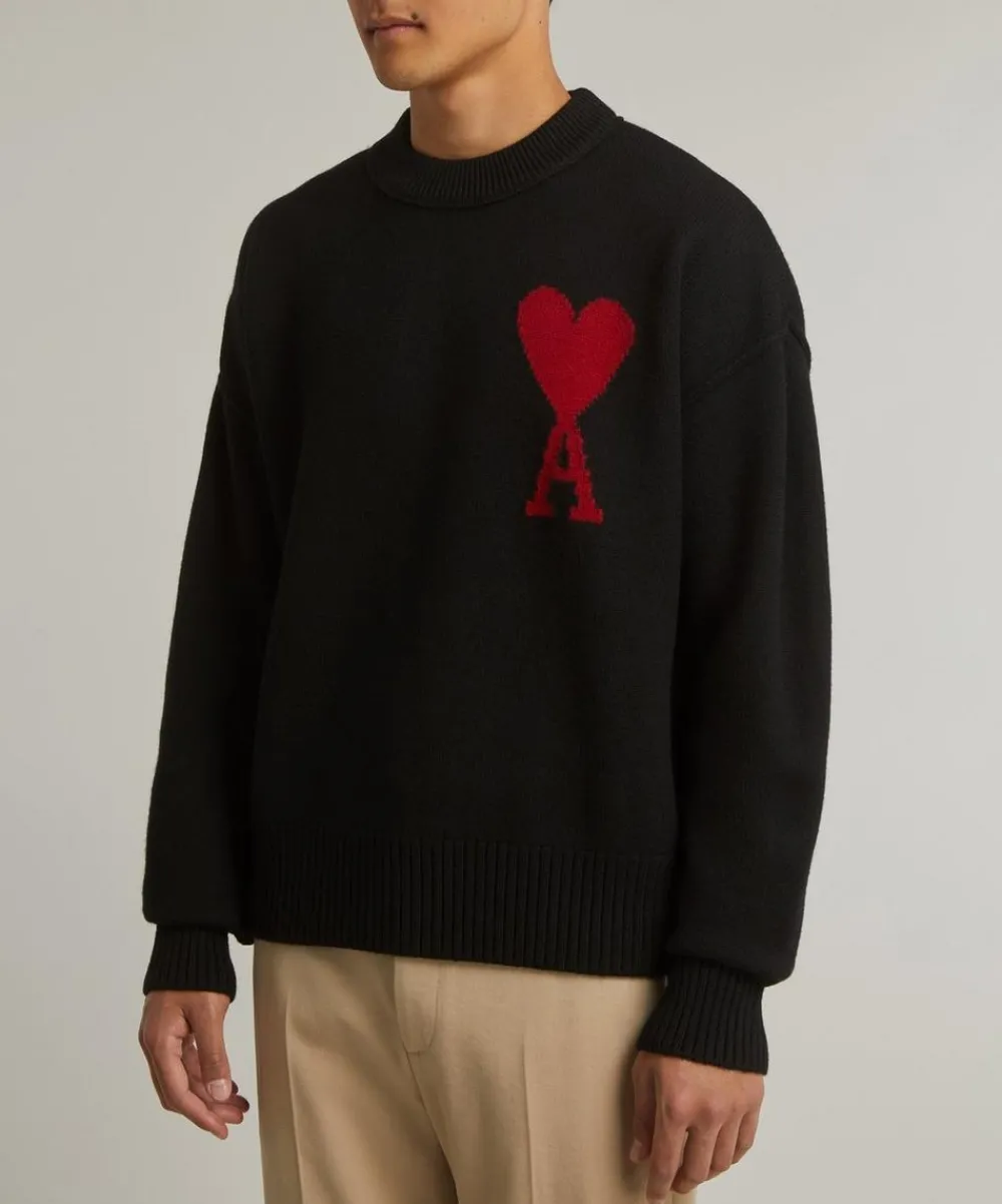 Ami Knitwear & Sweats^Red de Coeur Merino Wool Jumper