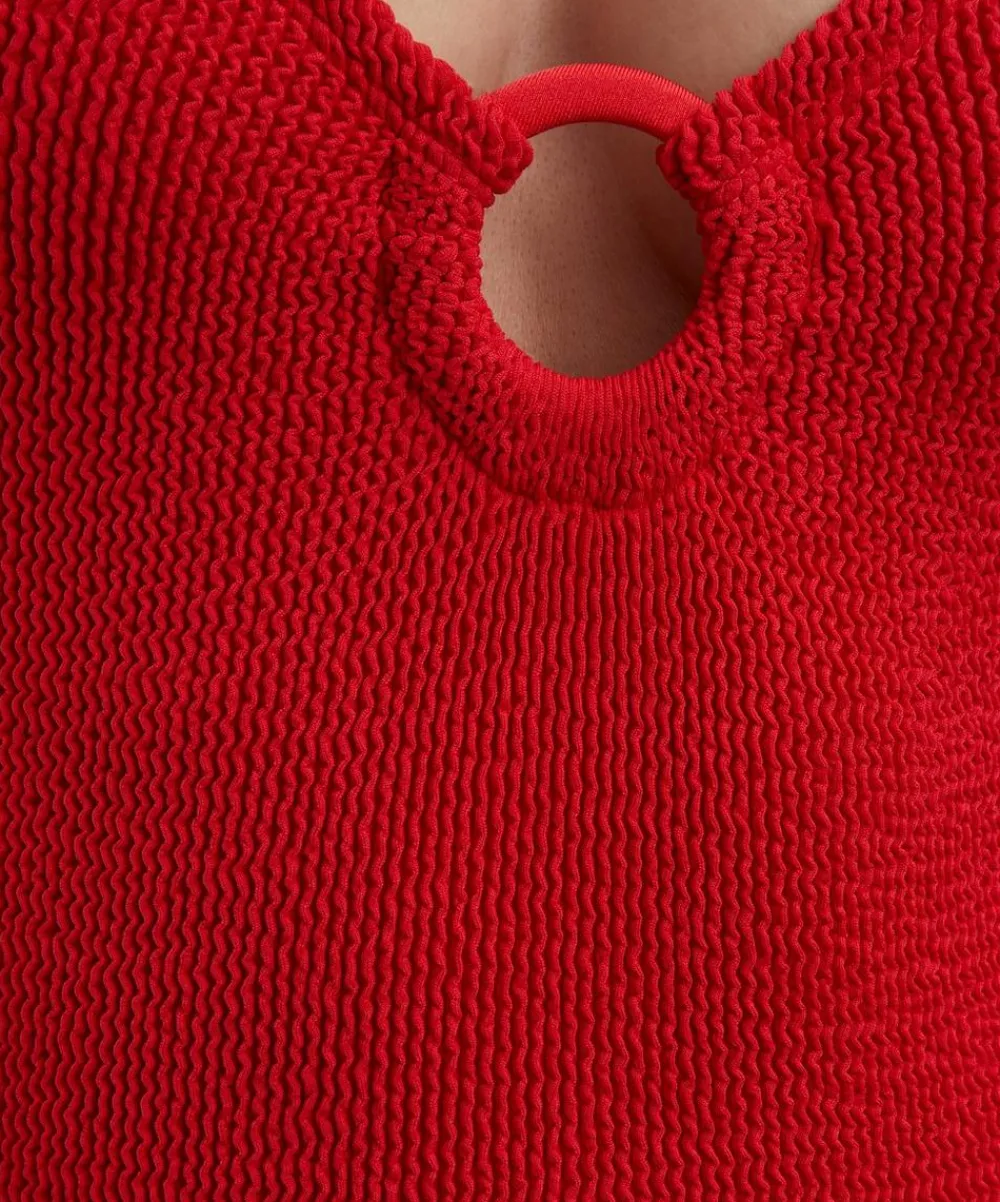 Hunza G Swimwear^Red Celine Swimsuit