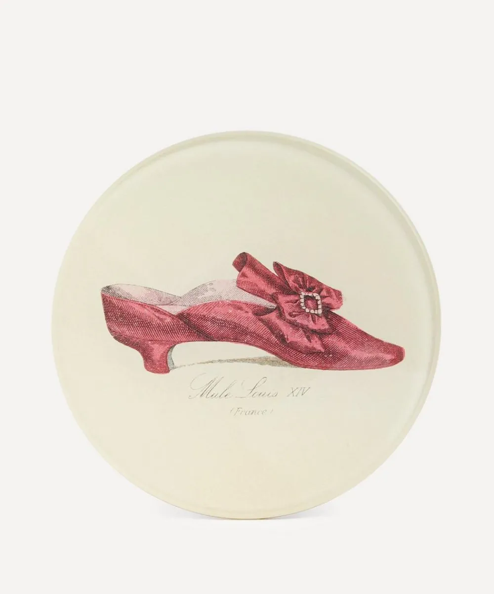 John Derian Stationery And Games^Red Mule Round Plate