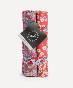 Liberty Fabrics Tana Lawn™ Cotton^Red Tana Lawn™ Cotton Fabric Bundle Two Metres