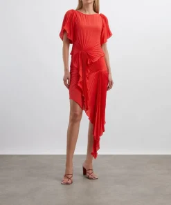 Georgia Hardinge Dresses^Red Waterfall Dress