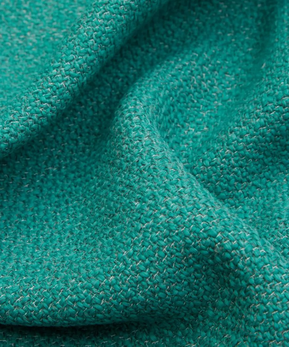 Liberty Interiors Furnishing Fabrics^Reef Plain Lloyd in Aqua – Outdoor
