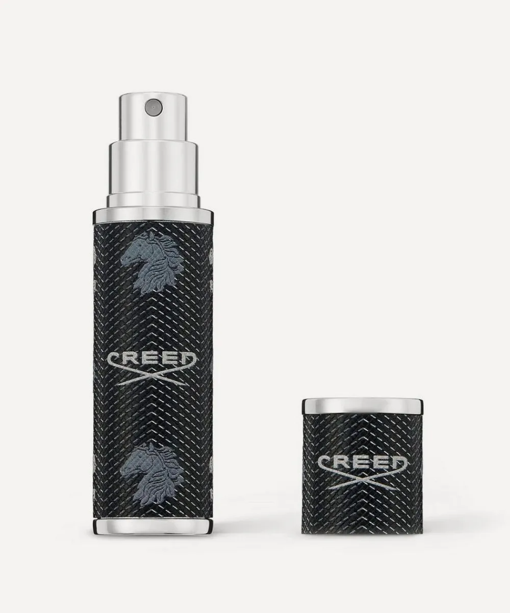 Creed Womens Perfume^Refillable Black Leather Travel Atomiser 5ml
