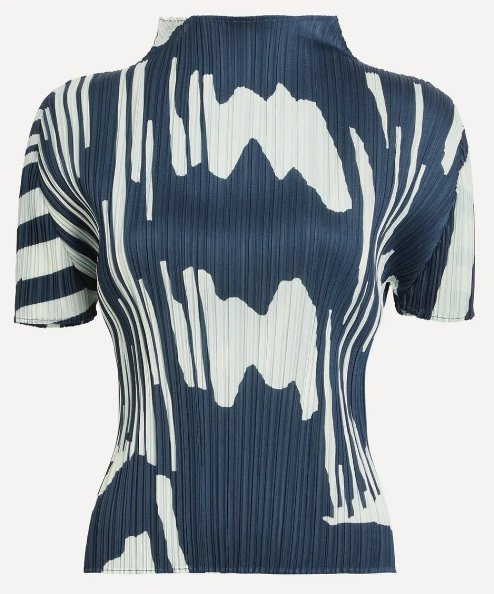 Pleats Please Issey Miyake Tops^REFRACTION Pleated Top