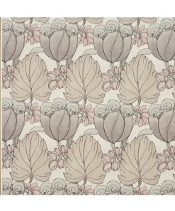 Liberty Interiors Furnishing Fabrics^Regency Tulip Landsdowne Linen in Pewter