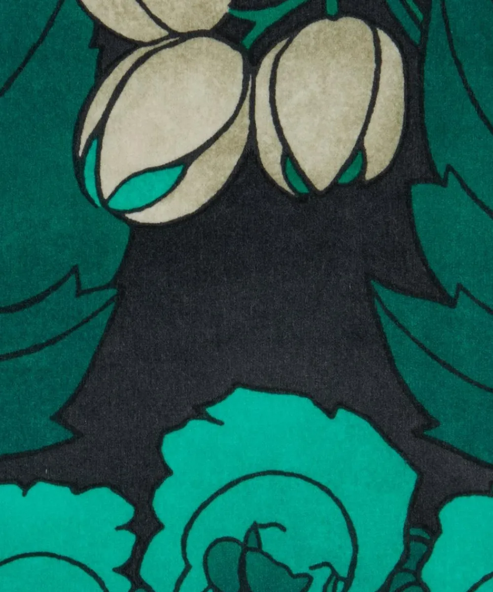 Liberty Interiors Furnishing Fabrics^Regency Tulip Wellington Velvet in Jade