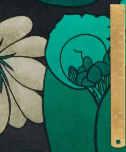 Liberty Interiors Furnishing Fabrics^Regency Tulip Wellington Velvet in Jade