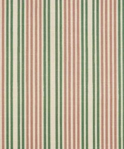 Liberty Interiors Furnishing Fabrics^Regent Stripe Cotton in Fern Pink