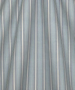 Liberty Interiors Furnishing Fabrics^Regent Stripe Cotton in Lapis