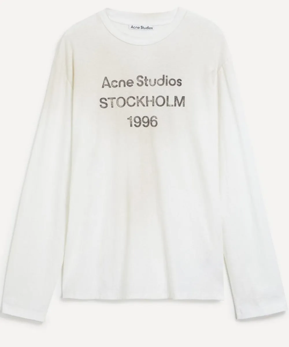 Acne Studios Tops^Relaxed Logo T-Shirt