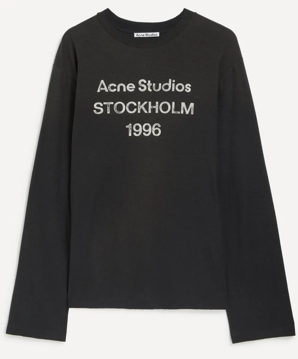 Acne Studios Tops^Relaxed Logo T-Shirt